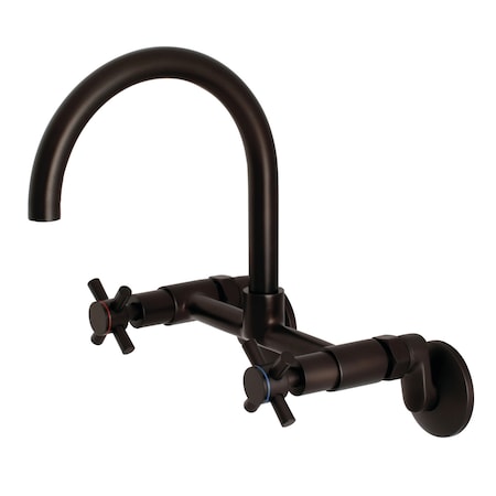 Concord KS414ORB 8-Inch Adjustable Center Wall Mount Kitchen Faucet KS414ORB